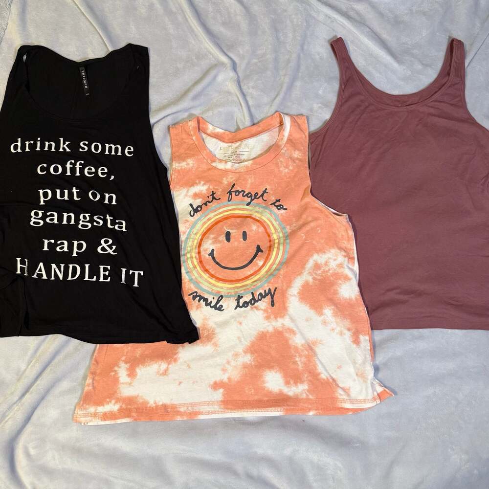 Lot of 3 Women's Tank Tops - Size Large